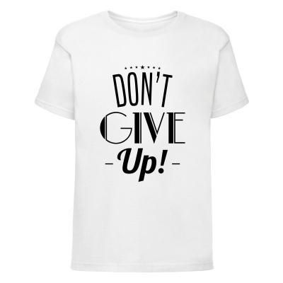 Koszulka dziecięca z krótkim rękawem Don't give up